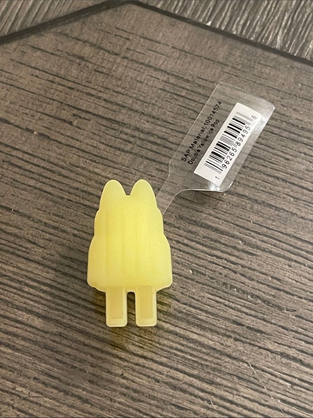 Crocs - Jibbitz Double Yellow Ice Pop Shoe Charm NWT Yellow Twin Popsicle